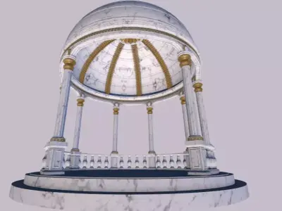 Marble Gazebo 3D model