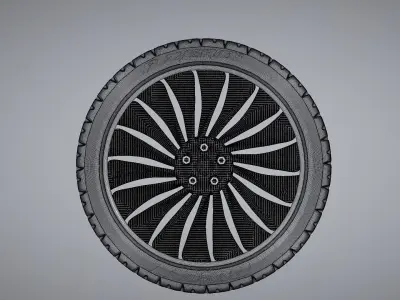 EXCLUSIVE Hofele G63 Mercedes Benz wheel 3D print file 3D print model