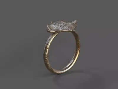 High-Quality 3D Ring Model Low-poly 3D model 20