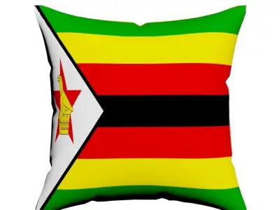 World countries flags Pillows 3D Model Collection