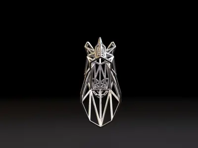 Unicorn on the wall 3D print model