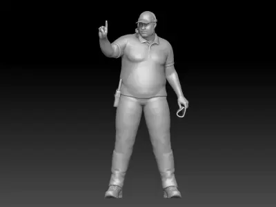 nfl coach man 4 3D print model