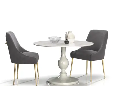 Dining Set 07 3D model