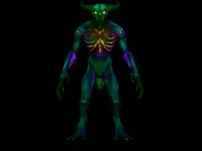 The Memory Leech Low-poly 3D model