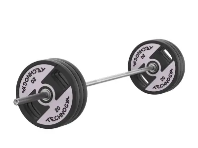 Barbell Techno Gym 3D model