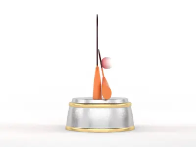 Ping Pong Trophy 3D model