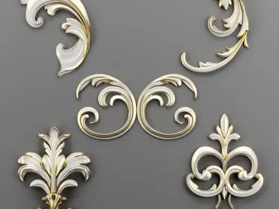 Trim Ornament 140 3D model