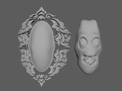 The character design is designed from Thai glass 3D model