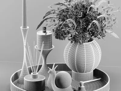 Decorative set12 3D model