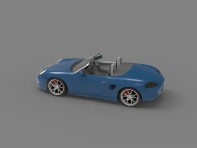 2003 Porsche Boxster 3D model