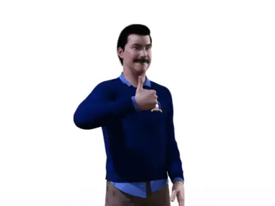 Ted Lasso Character Model 3D model