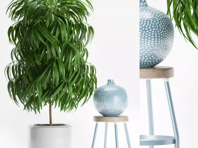 plants set 153 3D model