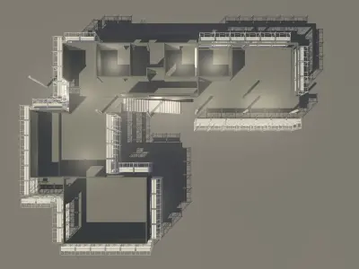Building in construction scene 25-12 3D model