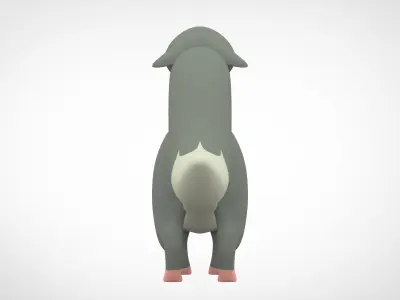 Scorch  Low-poly 3D model