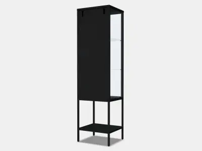 RUDSTA Glass-door cabinet 3 Low-poly 3D model