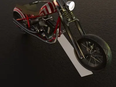 High detailed Bobber model from GTA 5 Free low-poly 3D model