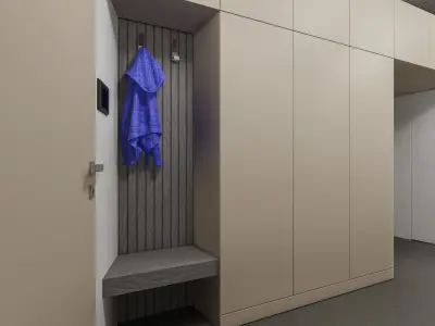 Interior apartment scene-Animated 3D model