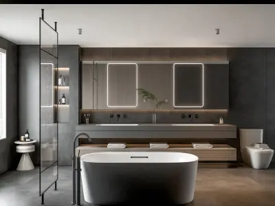 Bathroom 90 3D model