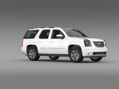 GMC Yukon SLT 2012 3D model