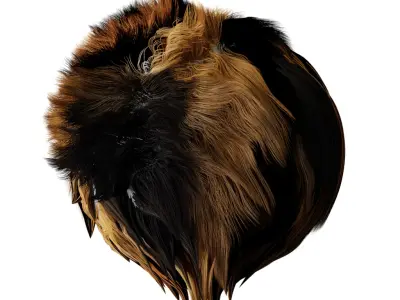 Airedale Terrier Dog Low-poly 3D model