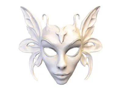 pack angels furniture and doll Low-poly 3D model