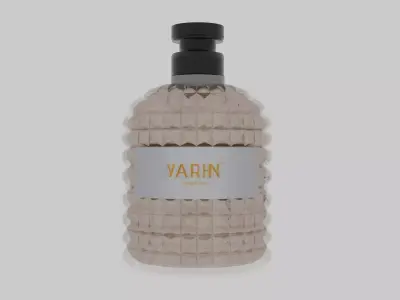 Elegant 3D Perfume Bottle with Luxury Design Low-poly 3D model