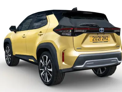 Toyota Yaris Cross 2021 Low-poly 3D model