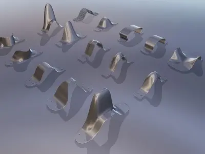 joints industrial design Low-poly 3D model