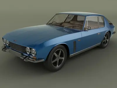 Jensen Interceptor 3D model