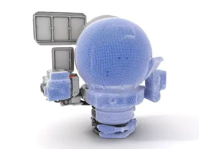 Advanced Satellite Module model pack Low-poly 3D model