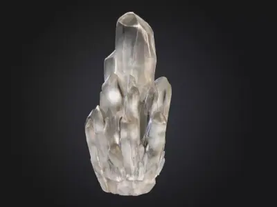 Crystal Majesty Low-poly 3D model