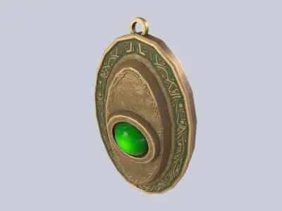 Pendant Low-poly 3D model