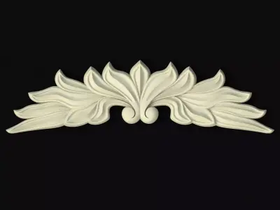 Central decor ornament for furniture 3D model 559