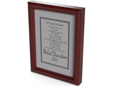 Home decorations Picture Frame Low-poly 3D model buy