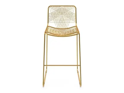 Golden Chair v3 Low-poly 3D model
