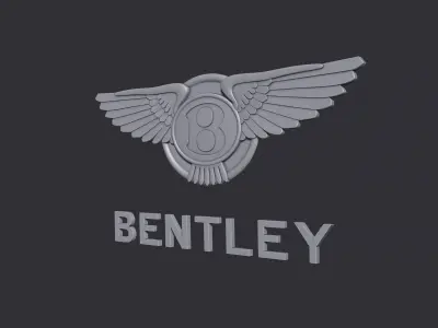 Bentley Car Logo 3D print model