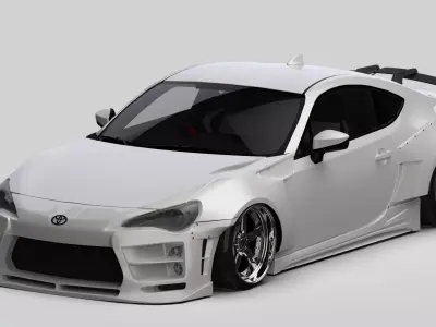 Toyota GT86 Kuhl Racing Bodykit 3D model