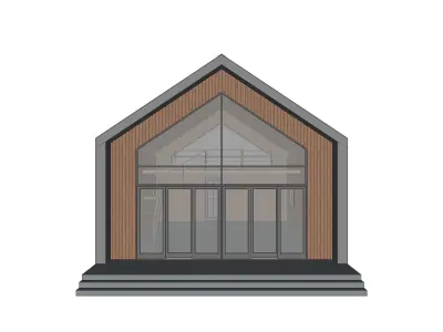 Barndominium House 042 3D model