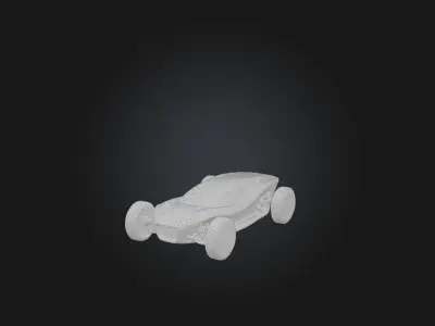 RoboCar Model Low-poly 3D model