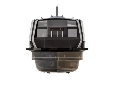 Electric River Tram 3D model