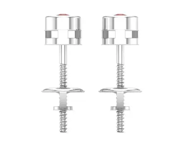 AV 599 The Drina Stud Earrings for Kids 3D print model