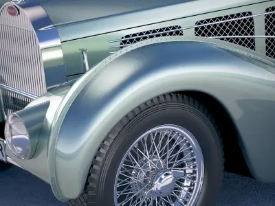 Bugatti Type 57 Aerolithe 1935 3D model