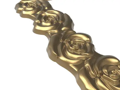 Carved Picture Frame 3D model