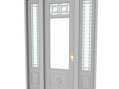 Victorian Front Door 3D model