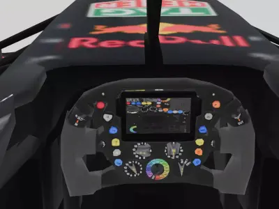 F1 Racing Car 3D model