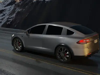 electric car  3D model
