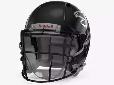 Atlanta Falcons American Football Helmet 3D model