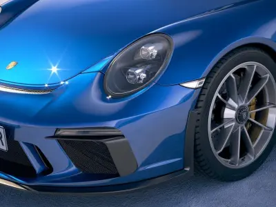 Porsche 911 GT3 Touring 2018 3D model
