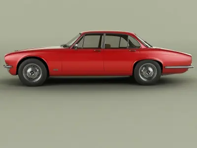 Jaguar XJ6 Saloon series 2 3D model