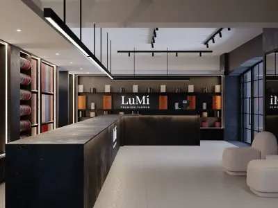 Elegant Flower Boutique Store 3D Model Scene 3D model